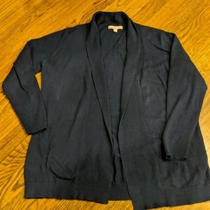 Semi long navy blue sweater